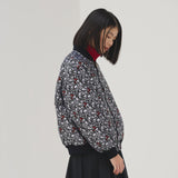 ￥【店舗先行販売】ジャカードスタンドブルゾン 「モノクロの世界」Kaede Wajima