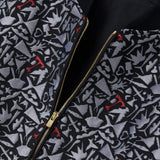 ￥【店舗先行販売】ジャカードスタンドブルゾン 「モノクロの世界」Kaede Wajima