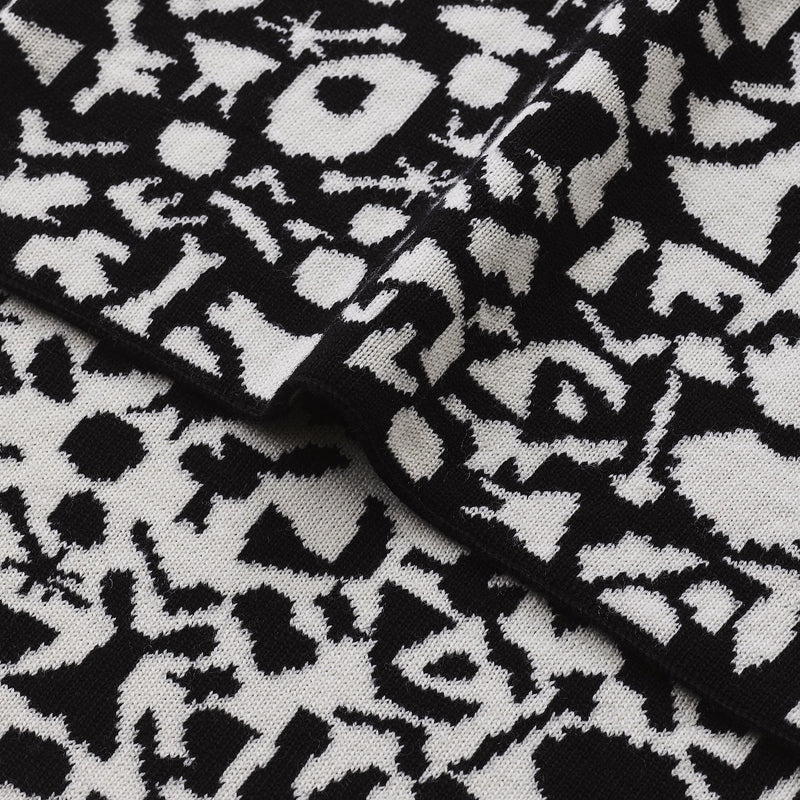 ￥ジャガードマフラー「かえでのチョキチョキ」Kaede Wajima