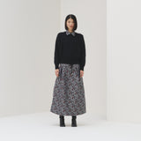 ￥【店舗先行販売】ジャカード付け襟「モノクロの世界」Kaede Wajima