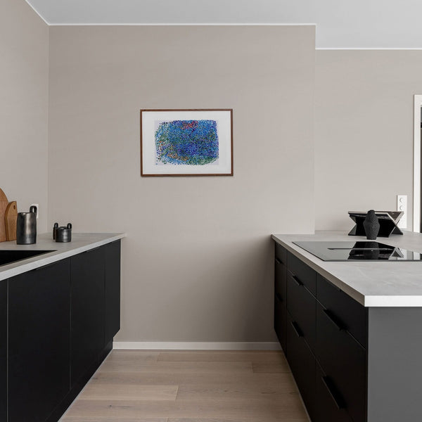 ￥インテリアアート「(無題）（青）」Midori Kudo