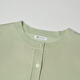 ￥袖プリントニットカーデ「桜」Momoko Eguchi