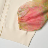 ￥袖プリントニットカーデ「お母さんありがとう」Hiroo Suzuki