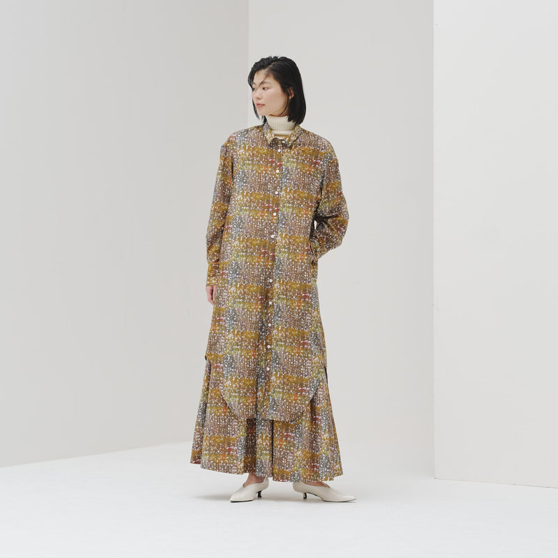 ￥シャツワンピース「秋」Kaoru Iga