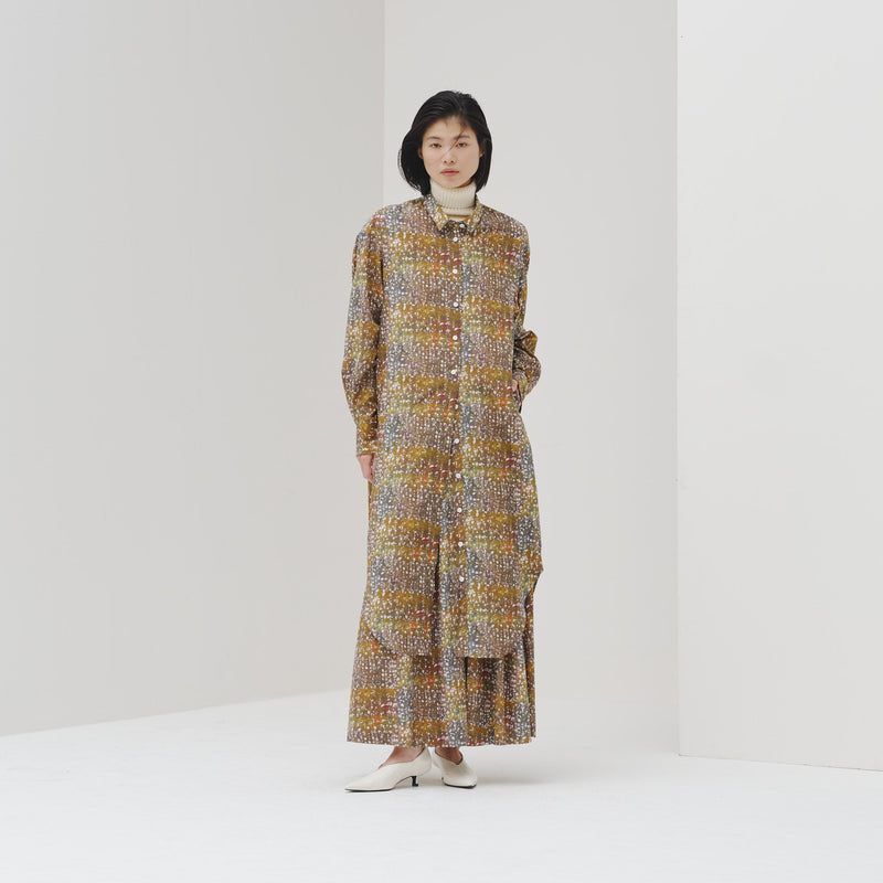 ￥シャツワンピース「秋」Kaoru Iga