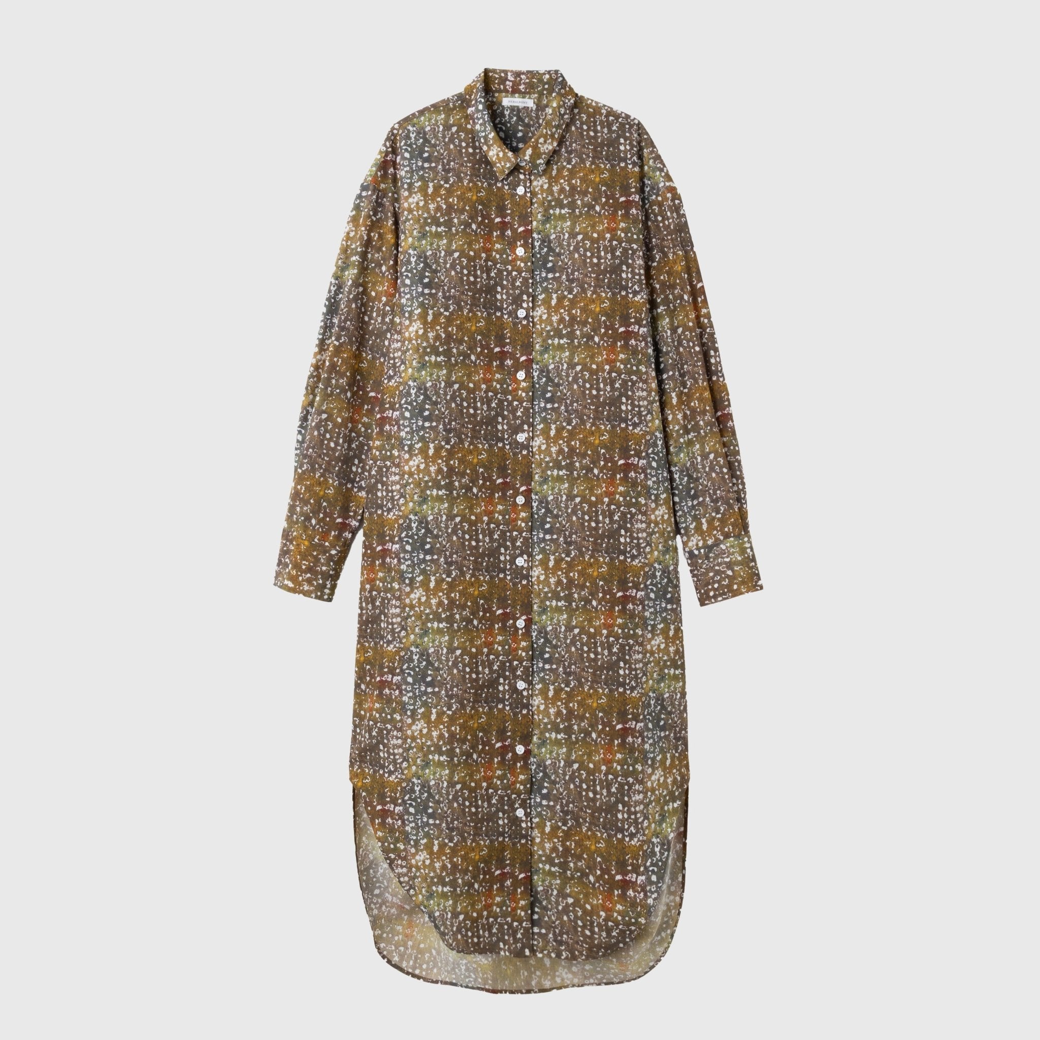 シャツワンピース「アオの世界」 – HERALBONY