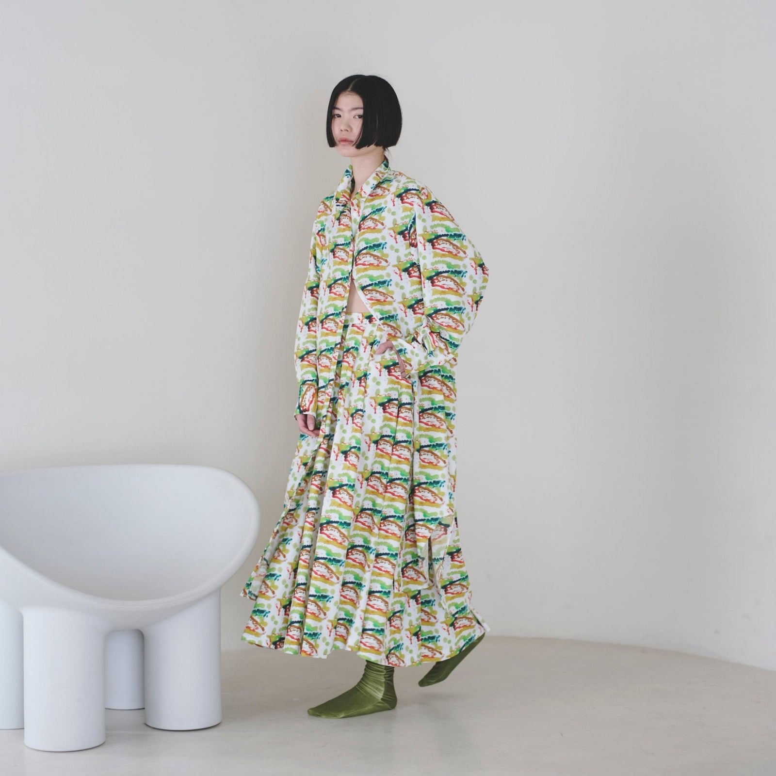 シャツワンピース「けしき」 – HERALBONY