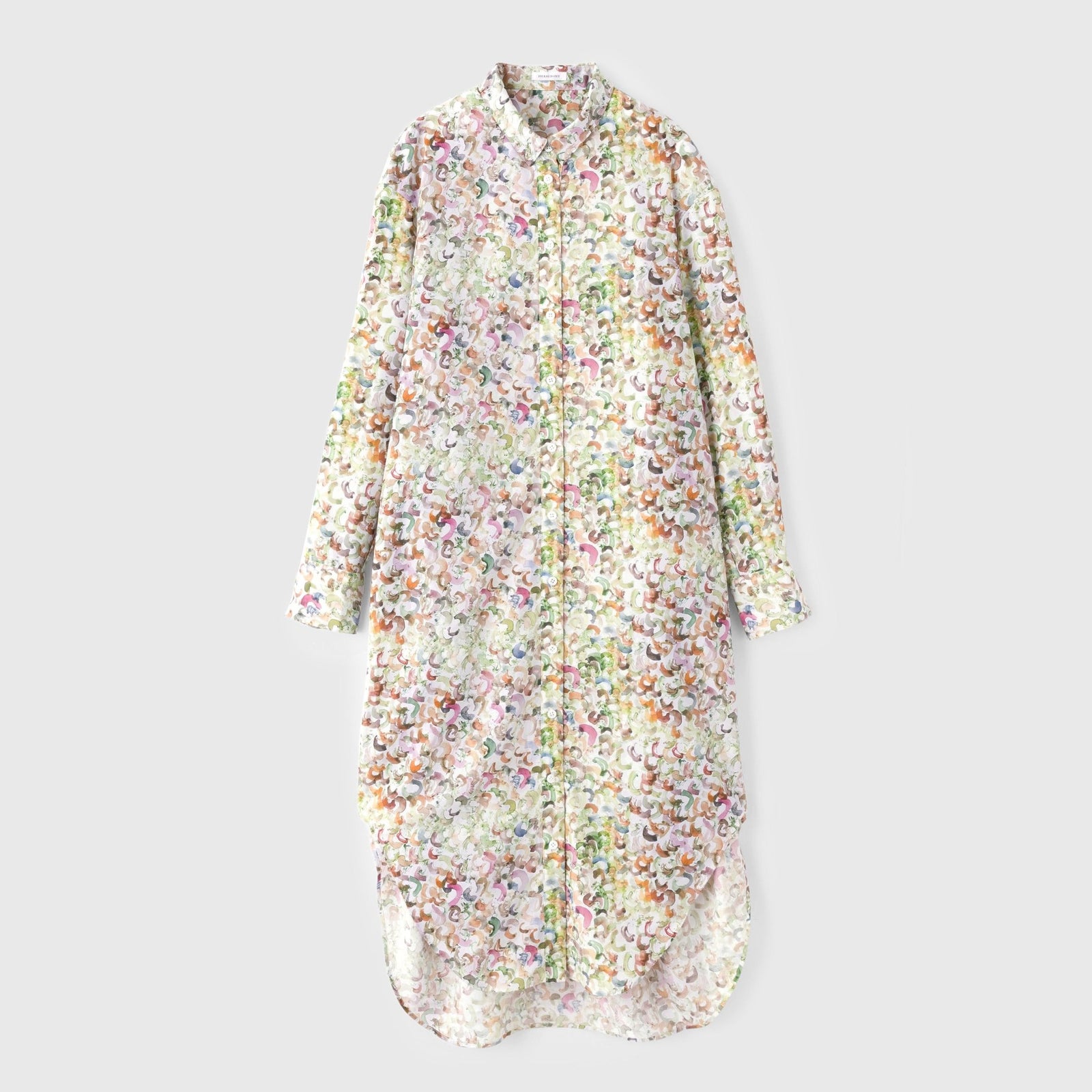 現行品 HERALBONY ヘラルボニー シャツワンピース「やまのぼり」 シャツワンピース「やまのぼり」 – HERALBONY