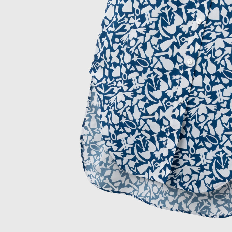 ￥シャツワンピース「アオの世界」Kaede Wajima