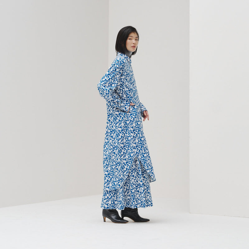 シャツワンピース「アオの世界」 – HERALBONY