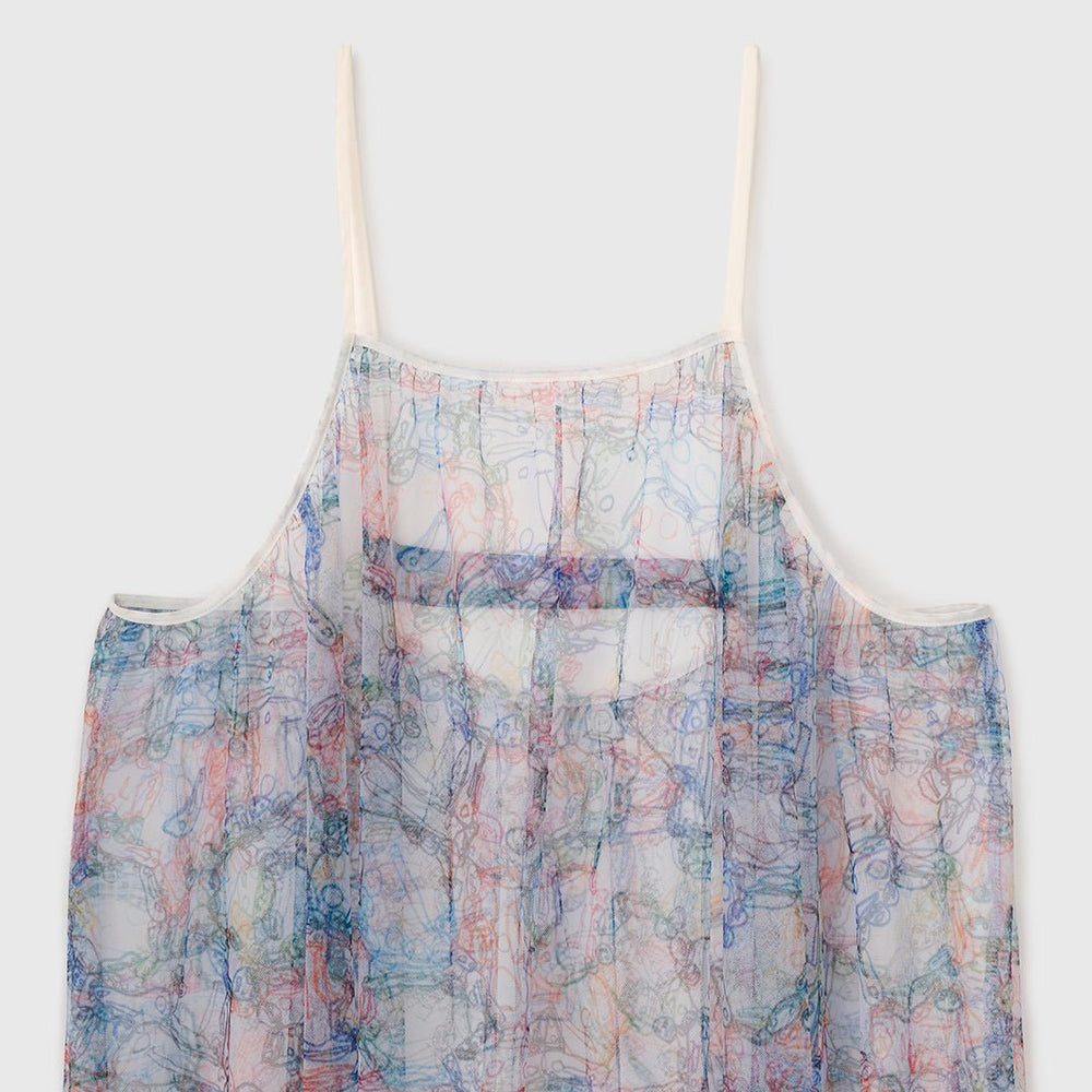 （新品）ヘラルボニー　チュールトップス「かお」 チュールワンピース「かお」 – HERALBONY