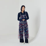 ￥チュールワンピース「サインポール」Nozomi Fujita