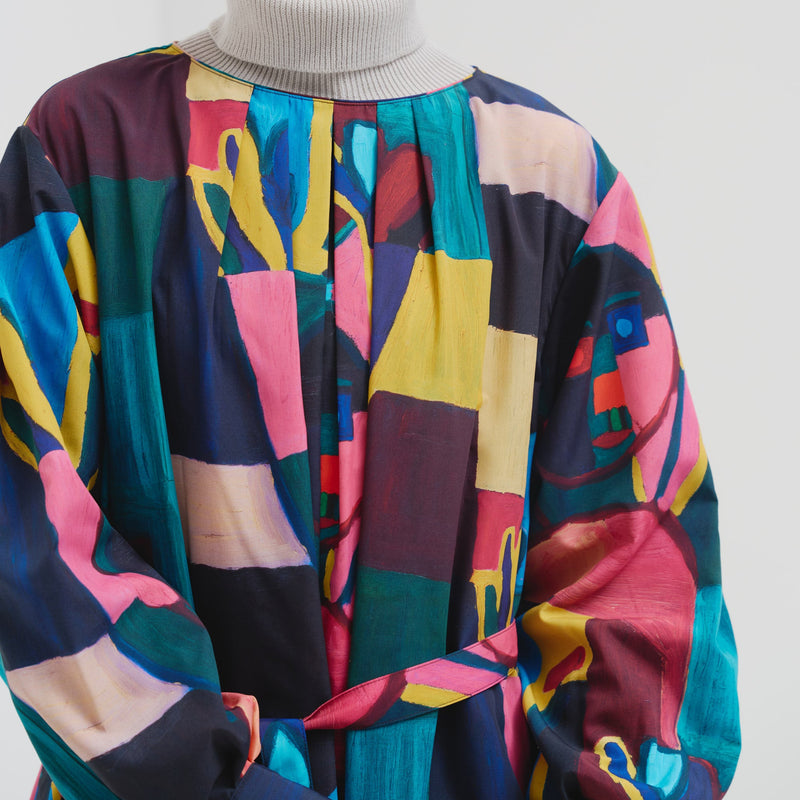 ￥クルーネックワンピース「地球を美しくしようと言う真鍋さん」Ikkei Okukameya