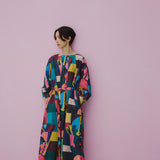 ￥クルーネックワンピース「地球を美しくしようと言う真鍋さん」Ikkei Okukameya