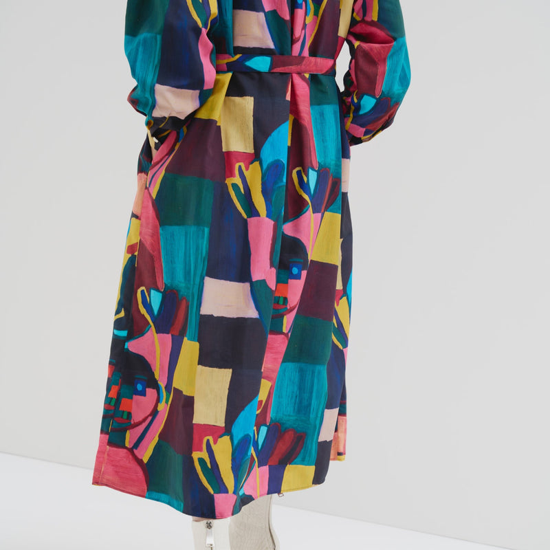 ￥クルーネックワンピース「地球を美しくしようと言う真鍋さん」Ikkei Okukameya