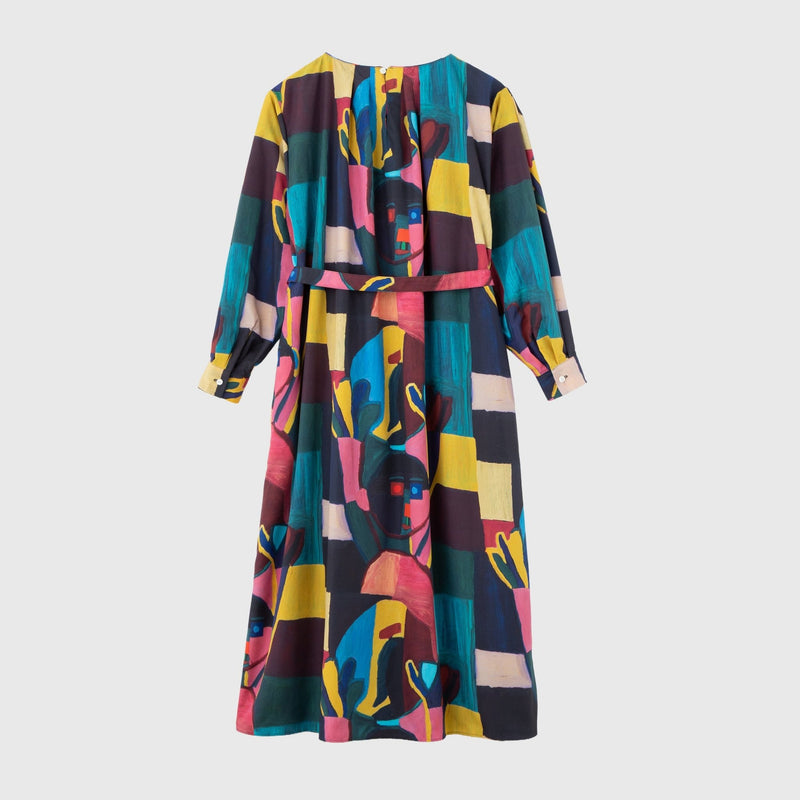 ￥クルーネックワンピース「地球を美しくしようと言う真鍋さん」Ikkei Okukameya