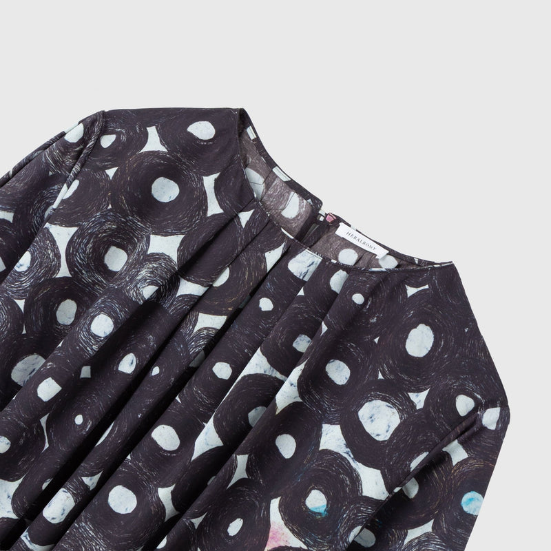 ￥クルーネックワンピース「（無題）（丸）」Sanae Sasaki