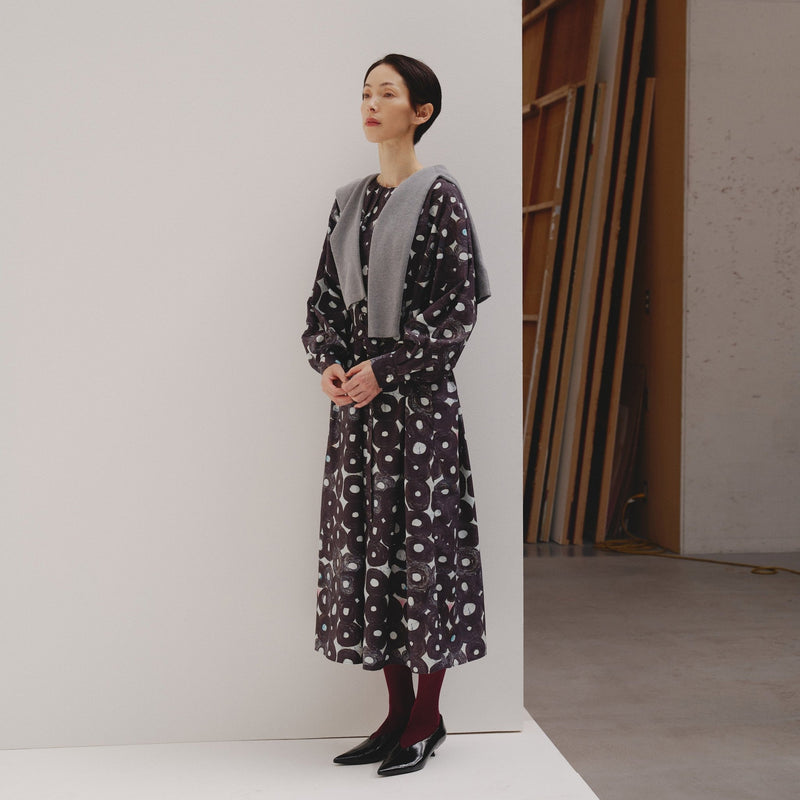 ￥クルーネックワンピース「（無題）（丸）」Sanae Sasaki