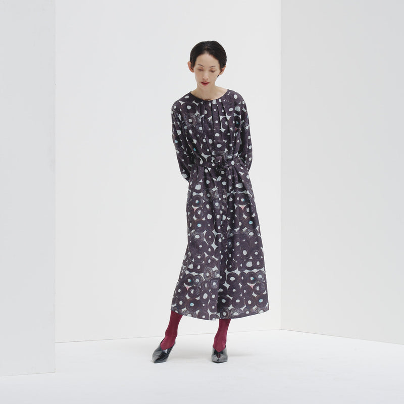 ￥クルーネックワンピース「（無題）（丸）」Sanae Sasaki