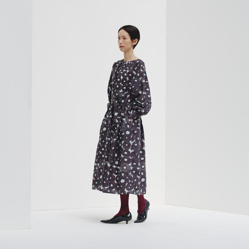 ￥クルーネックワンピース「（無題）（丸）」Sanae Sasaki