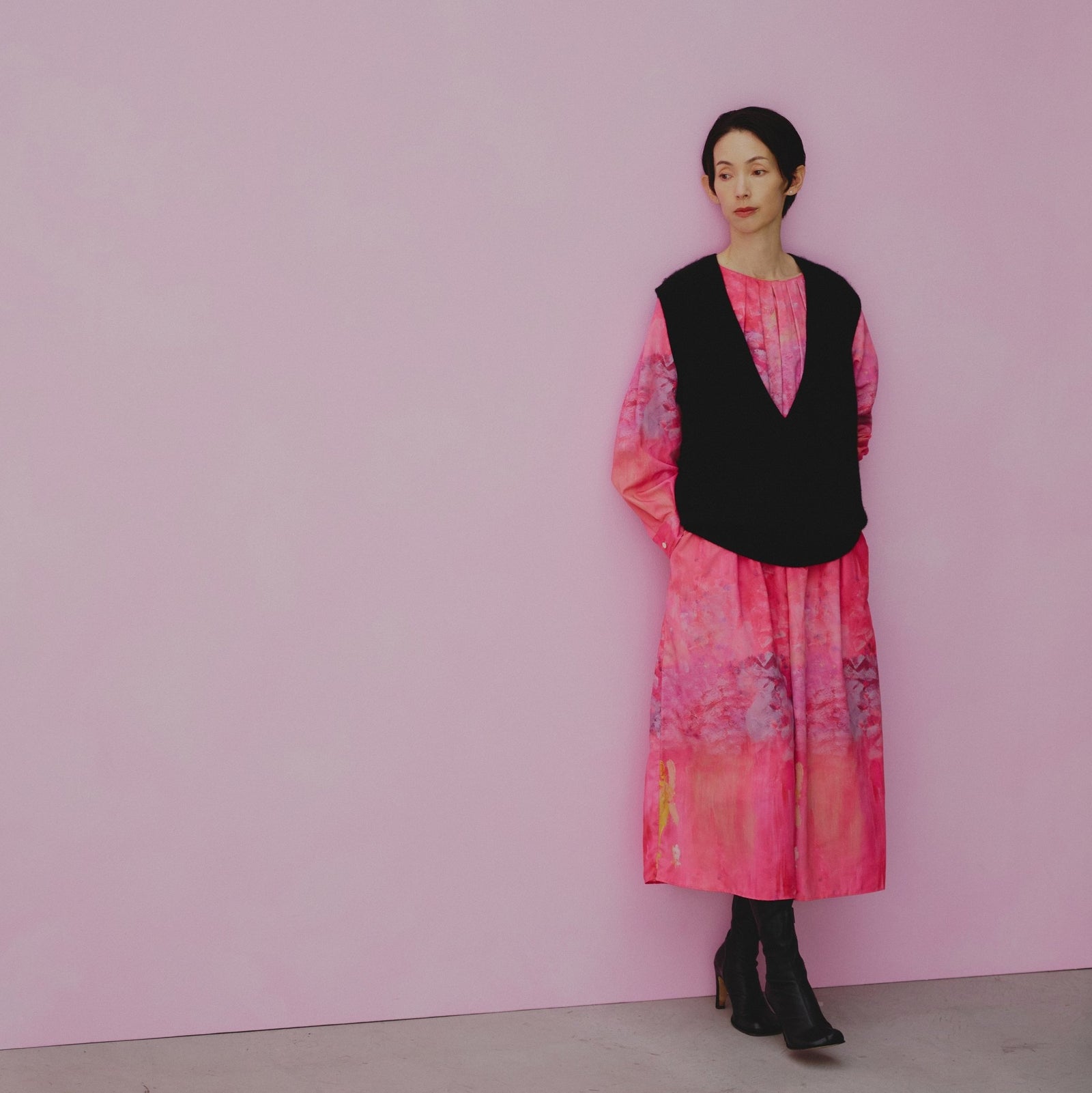 現行品 HERALBONY クルーネックワンピース クルーネックワンピース「忘れ物」 – HERALBONY