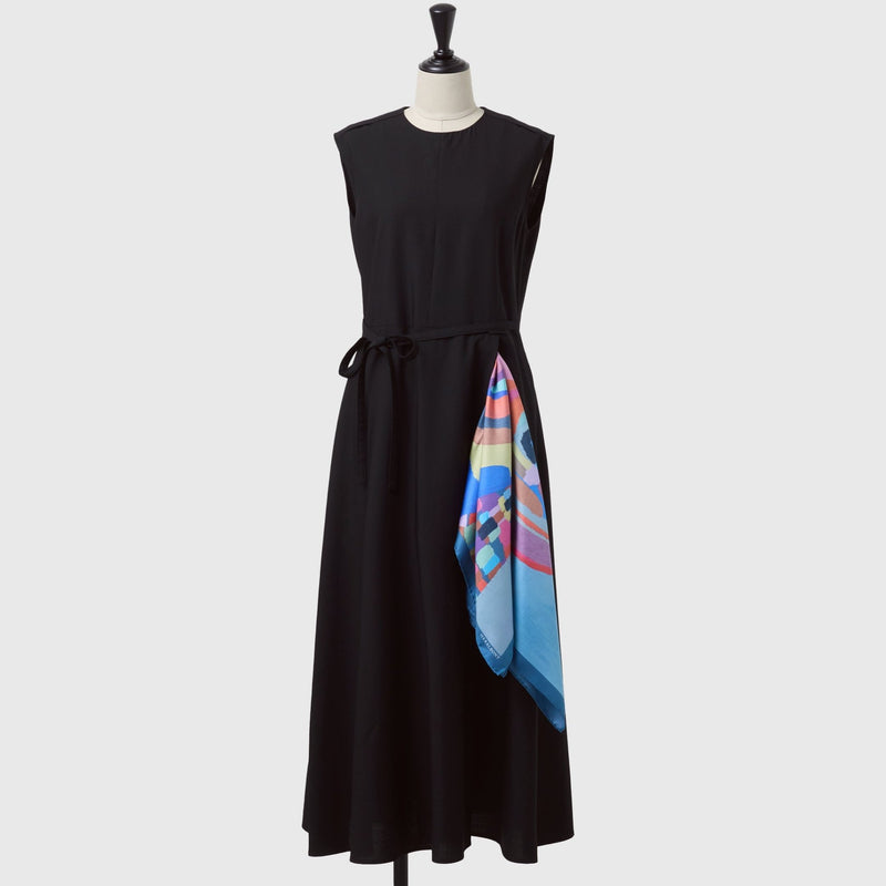 へラルボニー ART DRESS / SKARF ロング ワンピース スカーフアタッチメントワンピース – HERALBONY