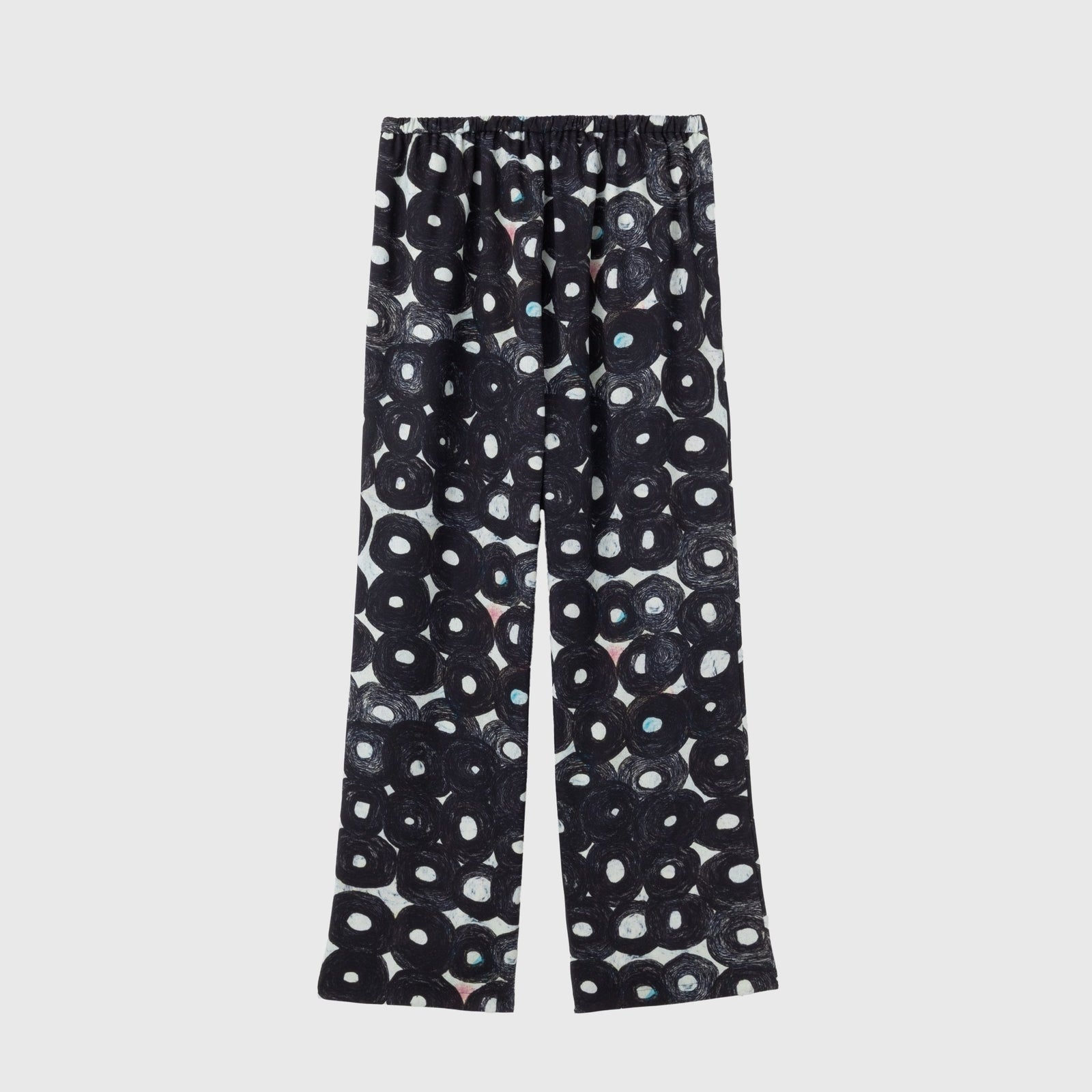 HERALBONY ヘラルボニー サテンパンツ「（無題）（丸）」 サテンパンツ「（無題）（丸）」 – HERALBONY