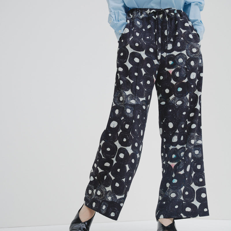 ￥サテンパンツ「（無題）（丸）」Sanae Sasaki