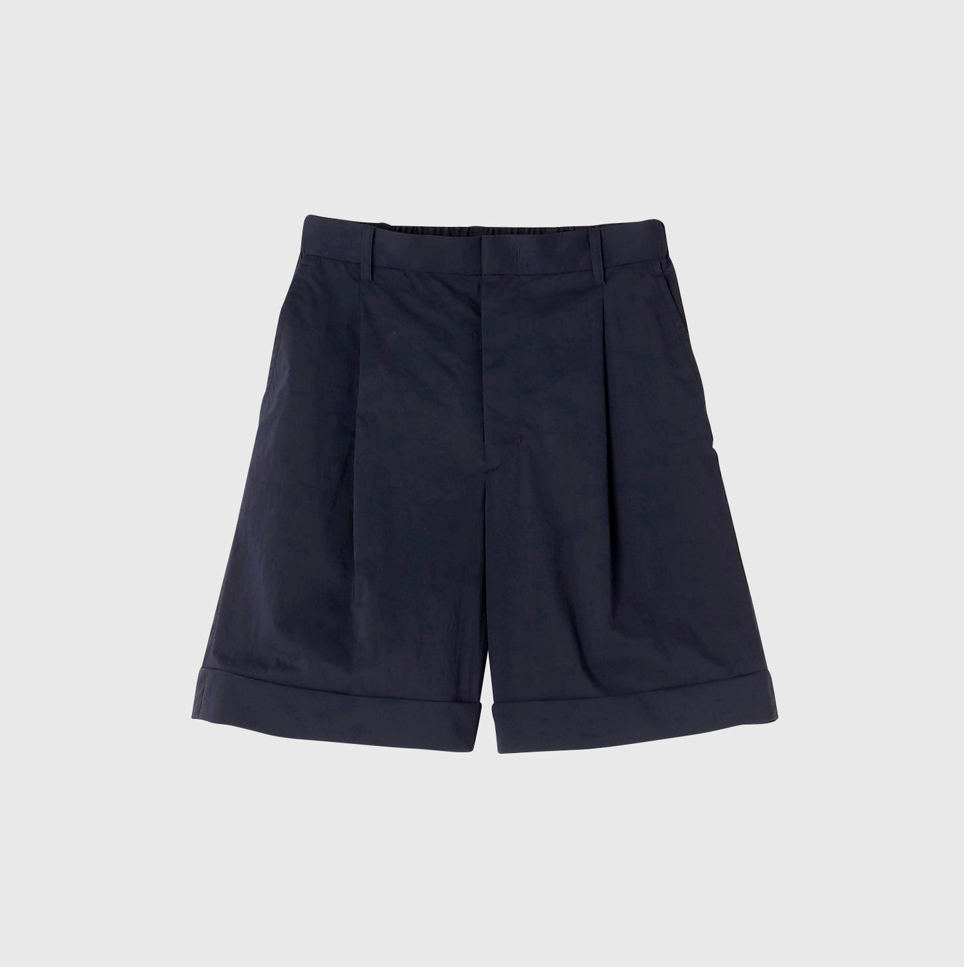 DECEMBERMAY メッシュ ショートパンツ ネイビー Short décontracté en mesh « Mer » – HERALBONY