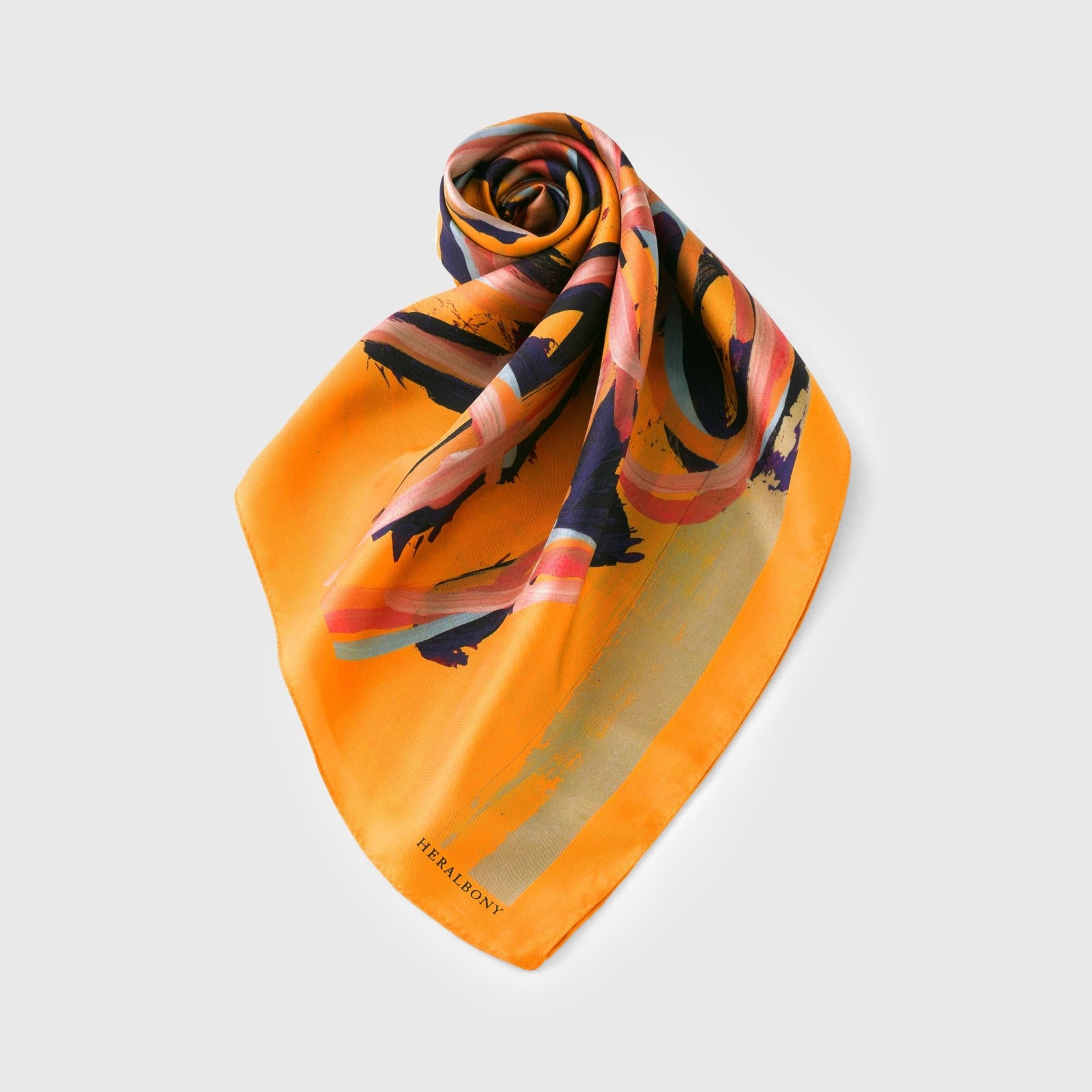 ヘラルボニー　シルクスカーフ　新品未使用 シルクスカーフ「untitled」 – HERALBONY