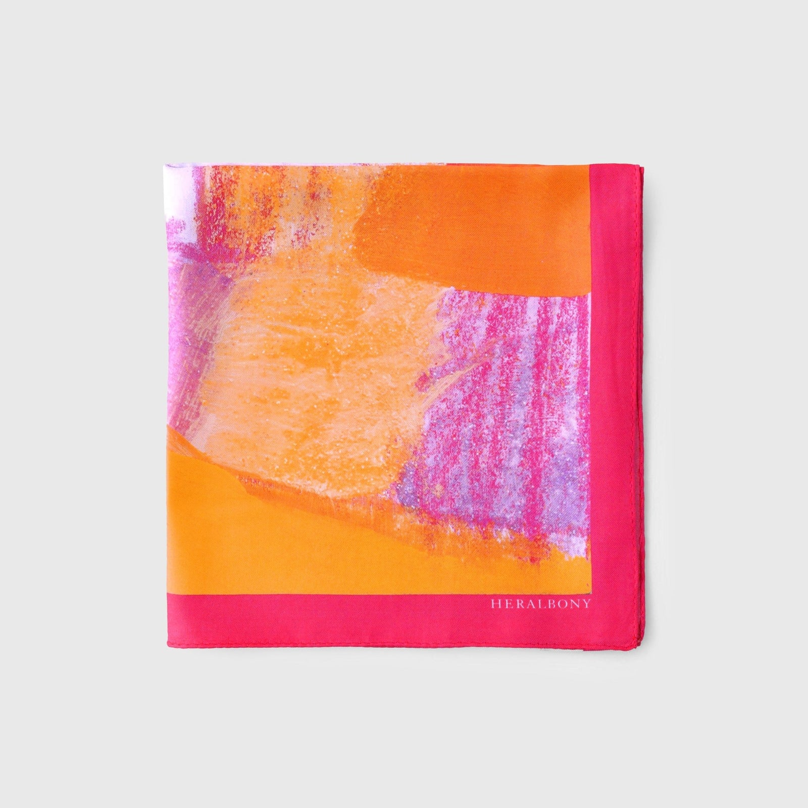 アート　シルクスカーフの額装品 シルクスカーフ「気持ち」 – HERALBONY