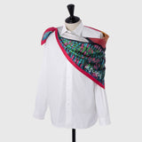 ￥シルクスカーフ「夕焼けの道」Asuka Tazaki