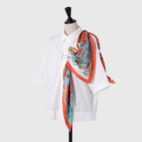 ￥シルクスカーフ「タイトル不明」Ryo Nakao