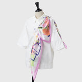 ￥シルクスカーフ「タイトル不明」Kahoru Sugimoto