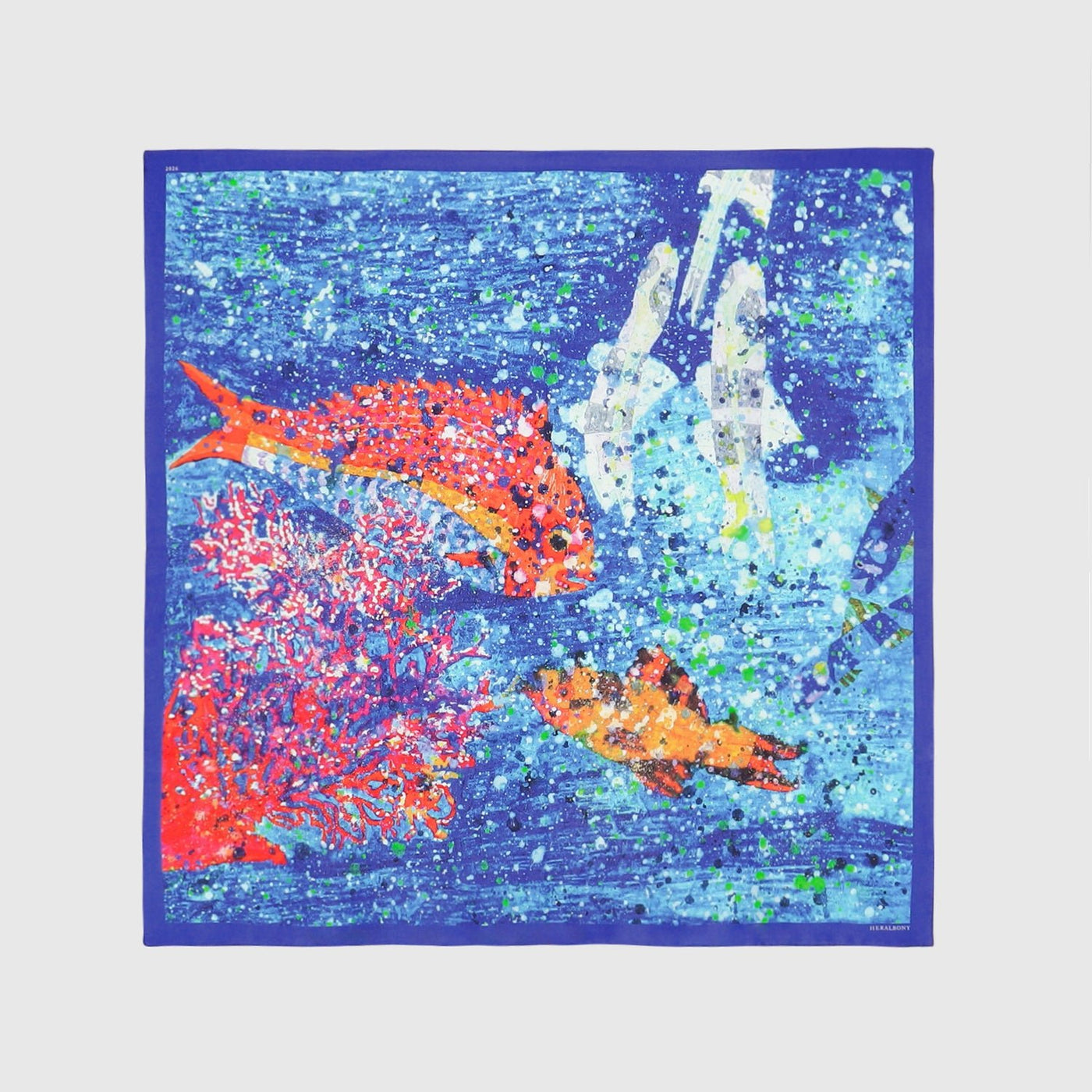 シルクスカーフ「海の中」 – HERALBONY