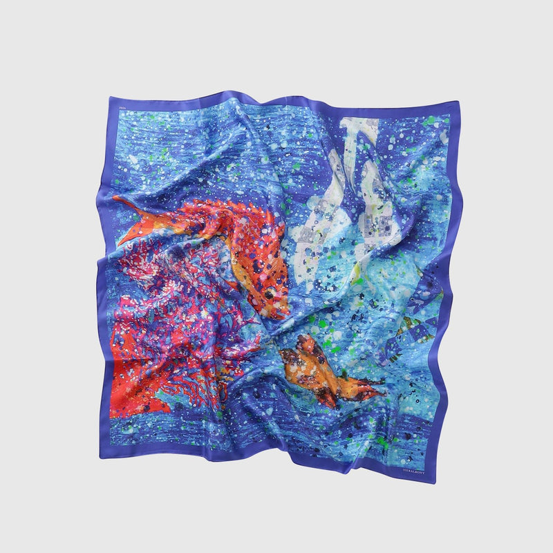 シルクスカーフ「海の中」 – HERALBONY