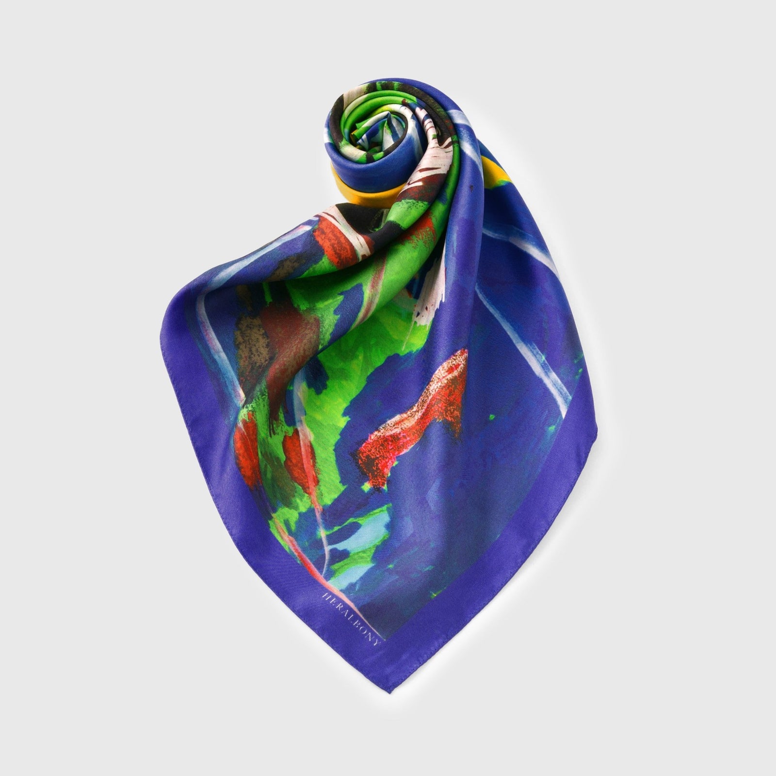 ヘラルボニー　シルクスカーフ　新品未使用 シルクスカーフ「untitled」 – HERALBONY