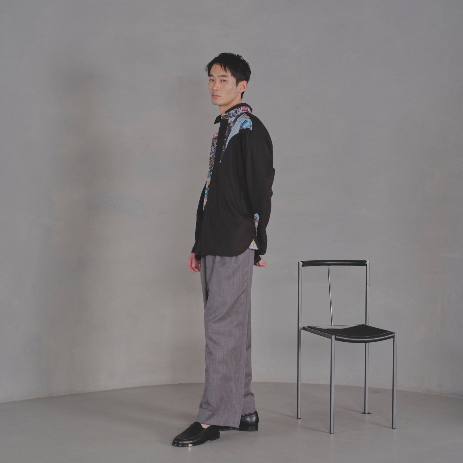 デザインシャツ（ショルダー切替）「迷路」 – HERALBONY