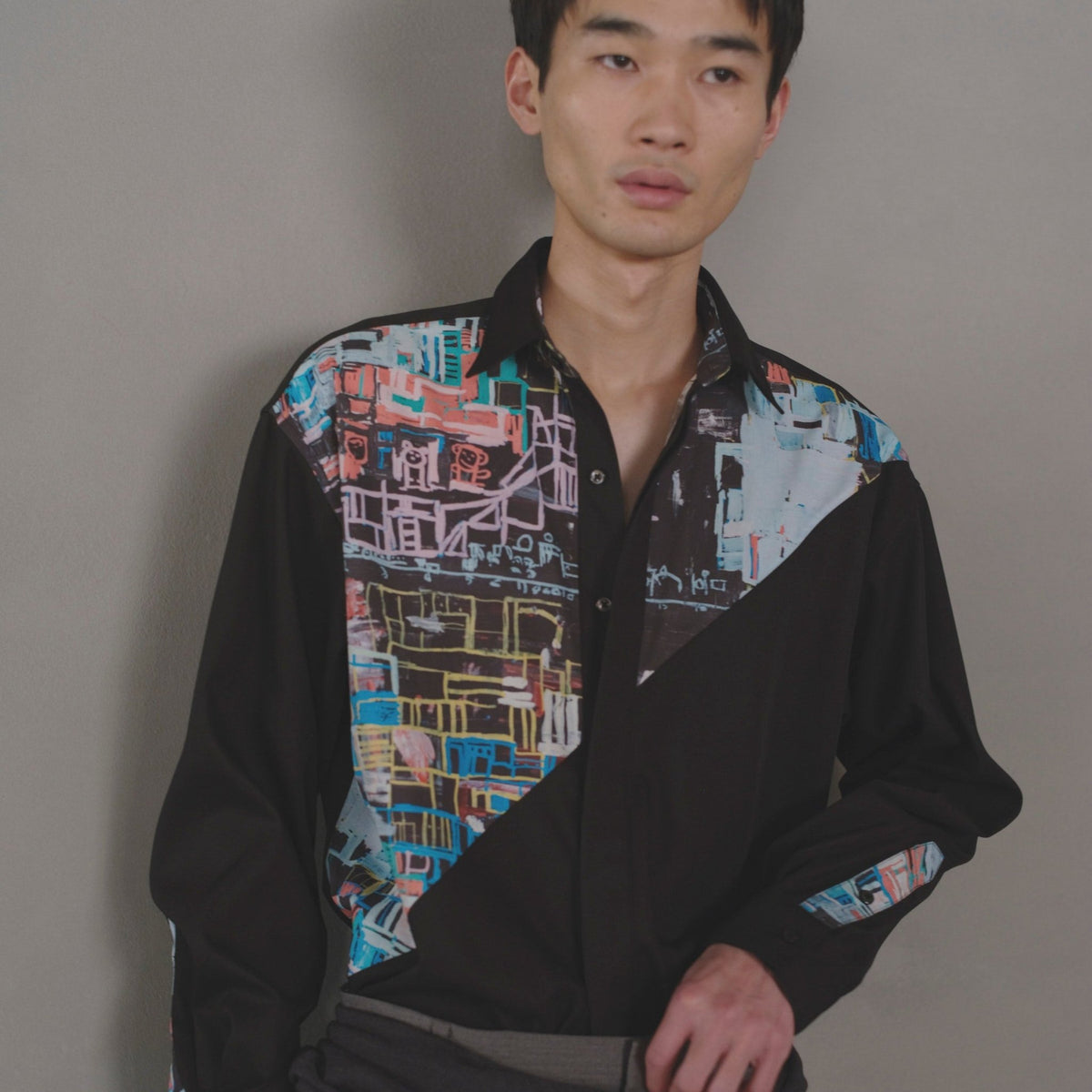 値下げ ヘラルボニー 半袖シャツ 無題 丸 ファッション｜ヘラルボニー（HERALBONY）オンラインストア – 3