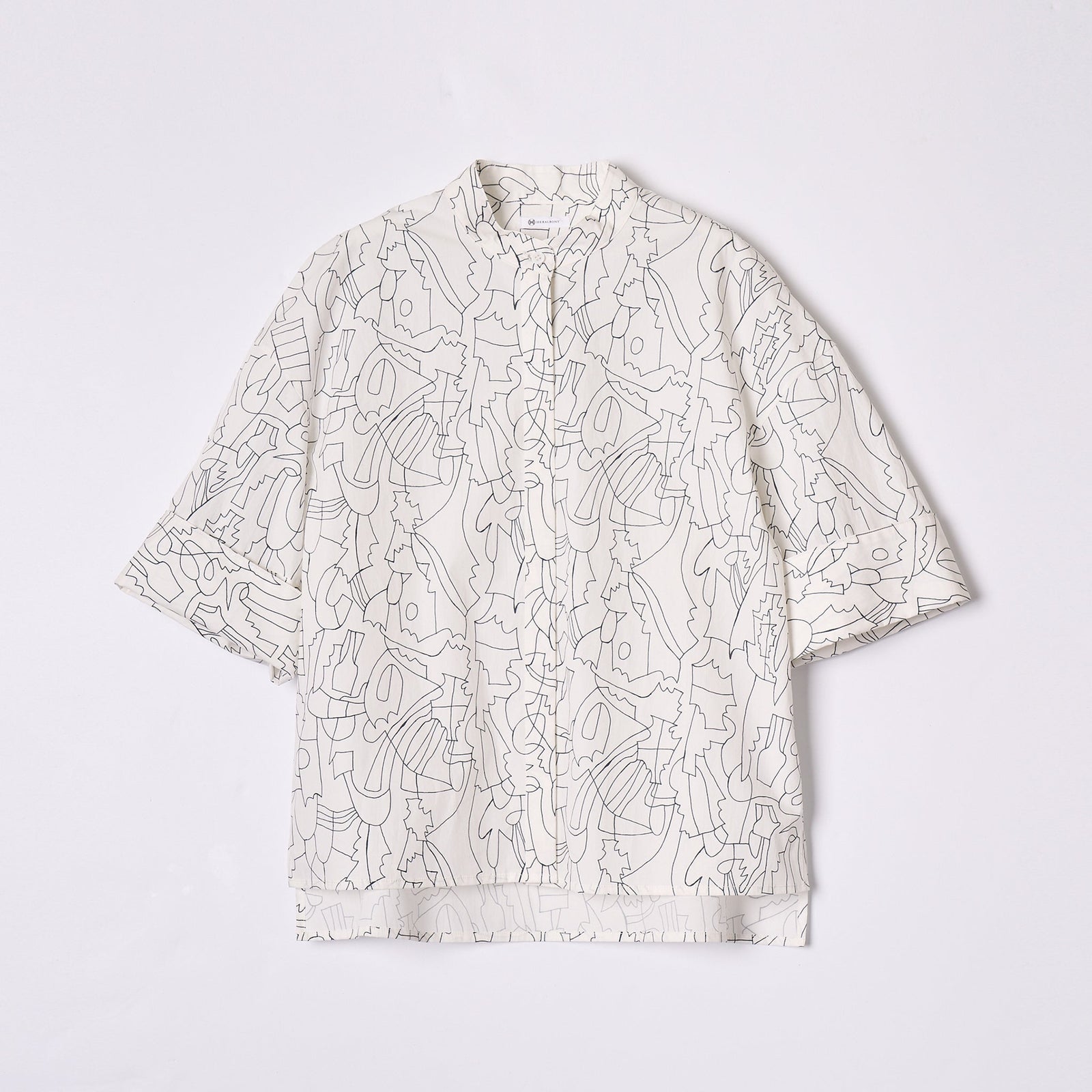 ノーカラーシャツ「夏の魔物」 – HERALBONY