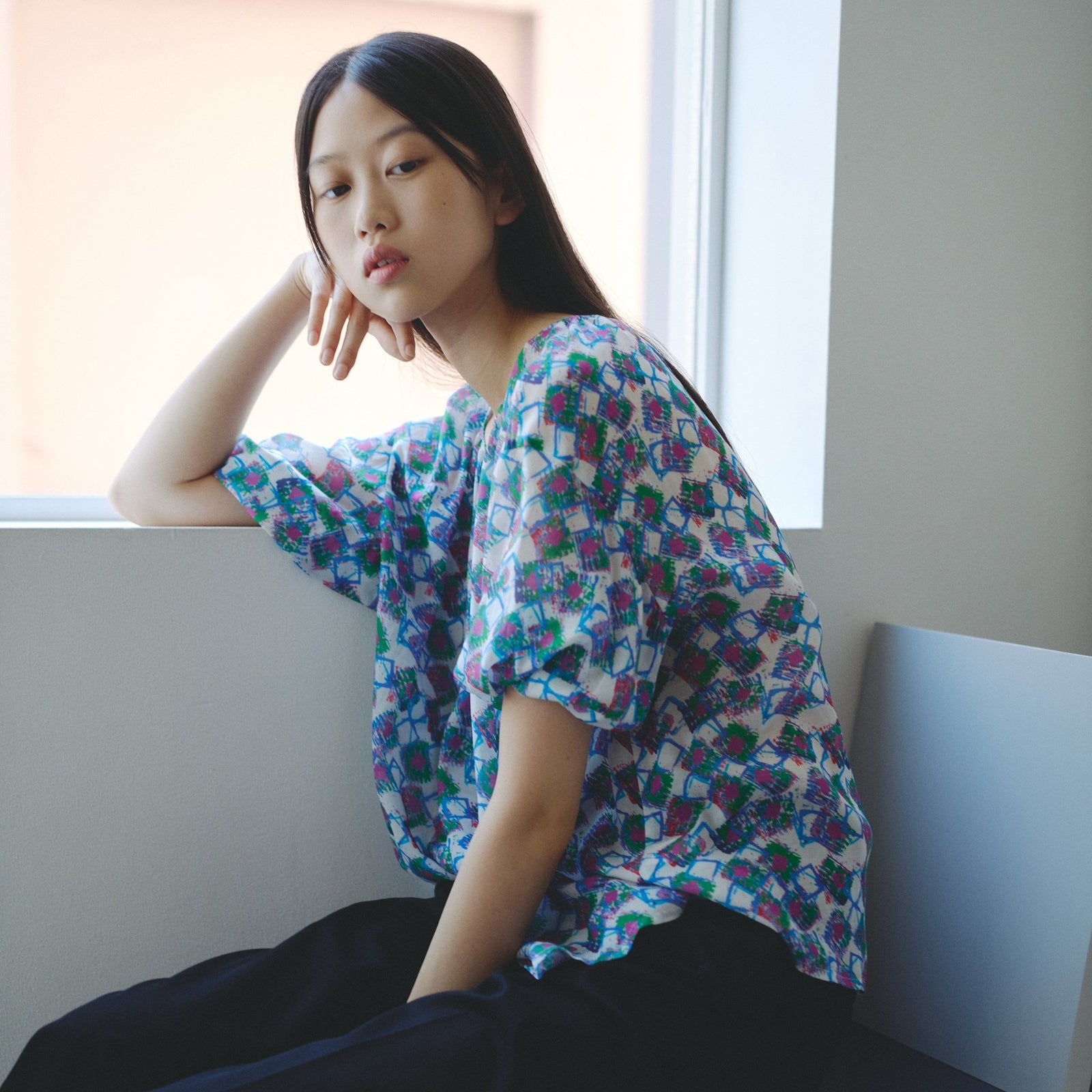 シフォンブラウス「タイトル不明」 – HERALBONY