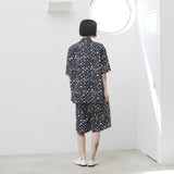 ￥オープンカラーシャツ「（無題）（丸）」Sanae Sasaki