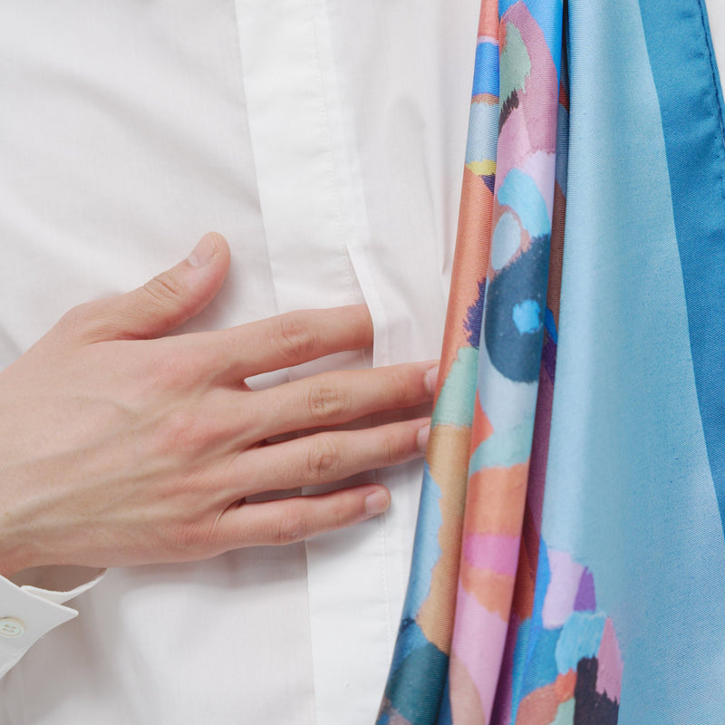 スカーフループ付きベーシックシャツ – HERALBONY