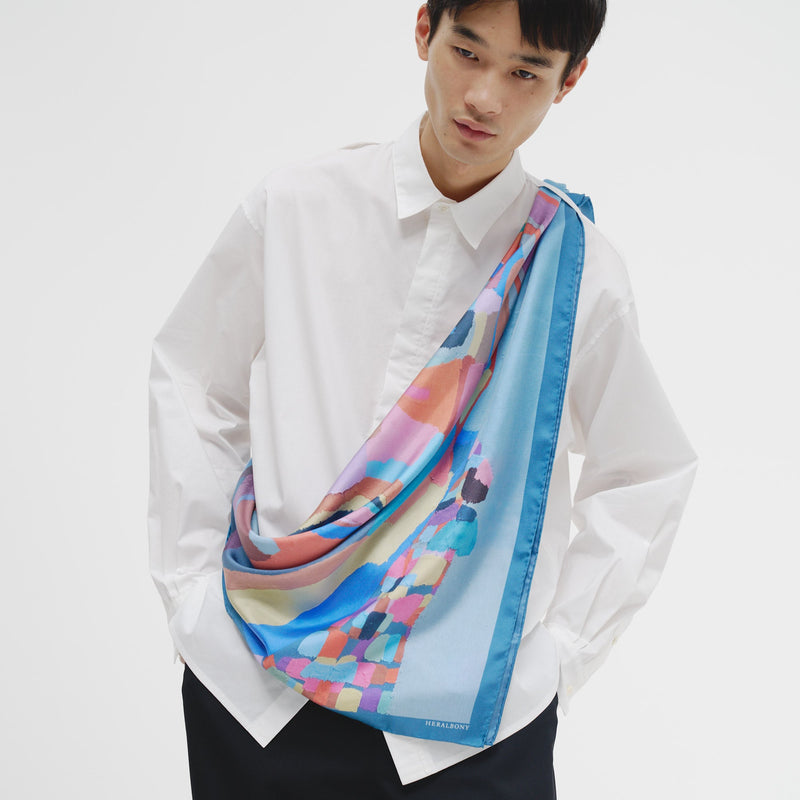 スカーフループ付きベーシックシャツ – HERALBONY