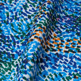 ￥サテンボウタイブラウス「（無題）（青）」Midori Kudo