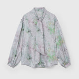 ￥サテンボウタイブラウス「サクラ」Hiroo Suzuki