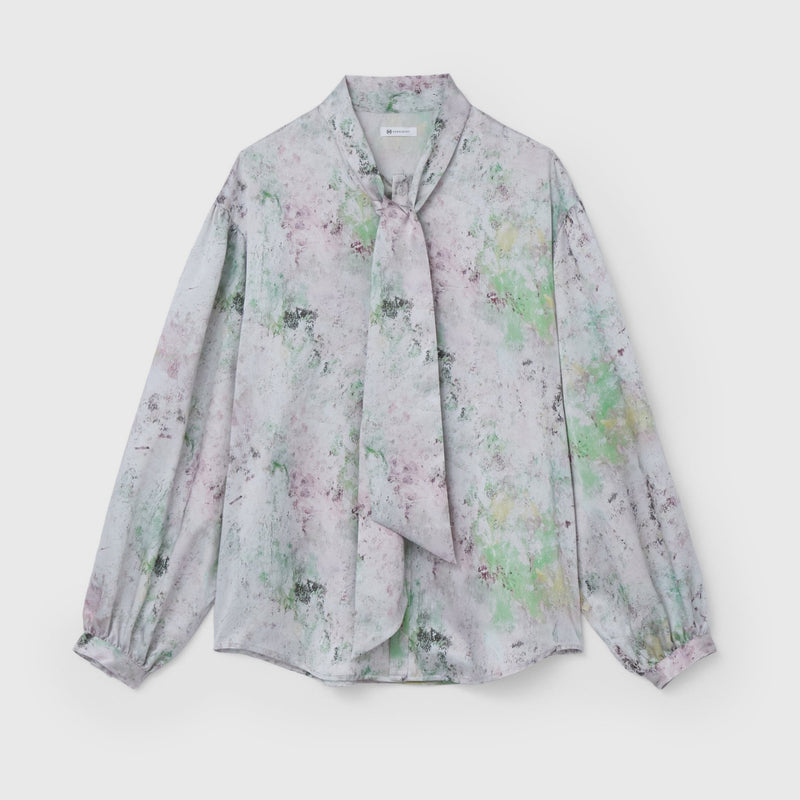 サテンボウタイブラウス「サクラ」 – HERALBONY