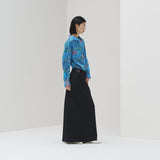 ￥シャツブラウス「（無題）（青）」Midori Kudo