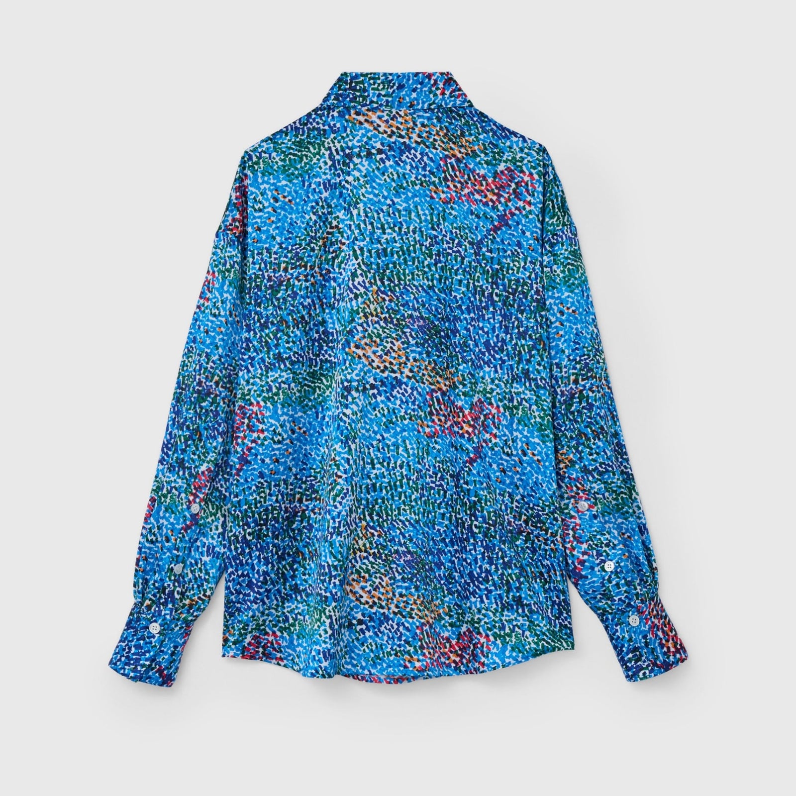 シャツブラウス「（無題）（青）」 – HERALBONY