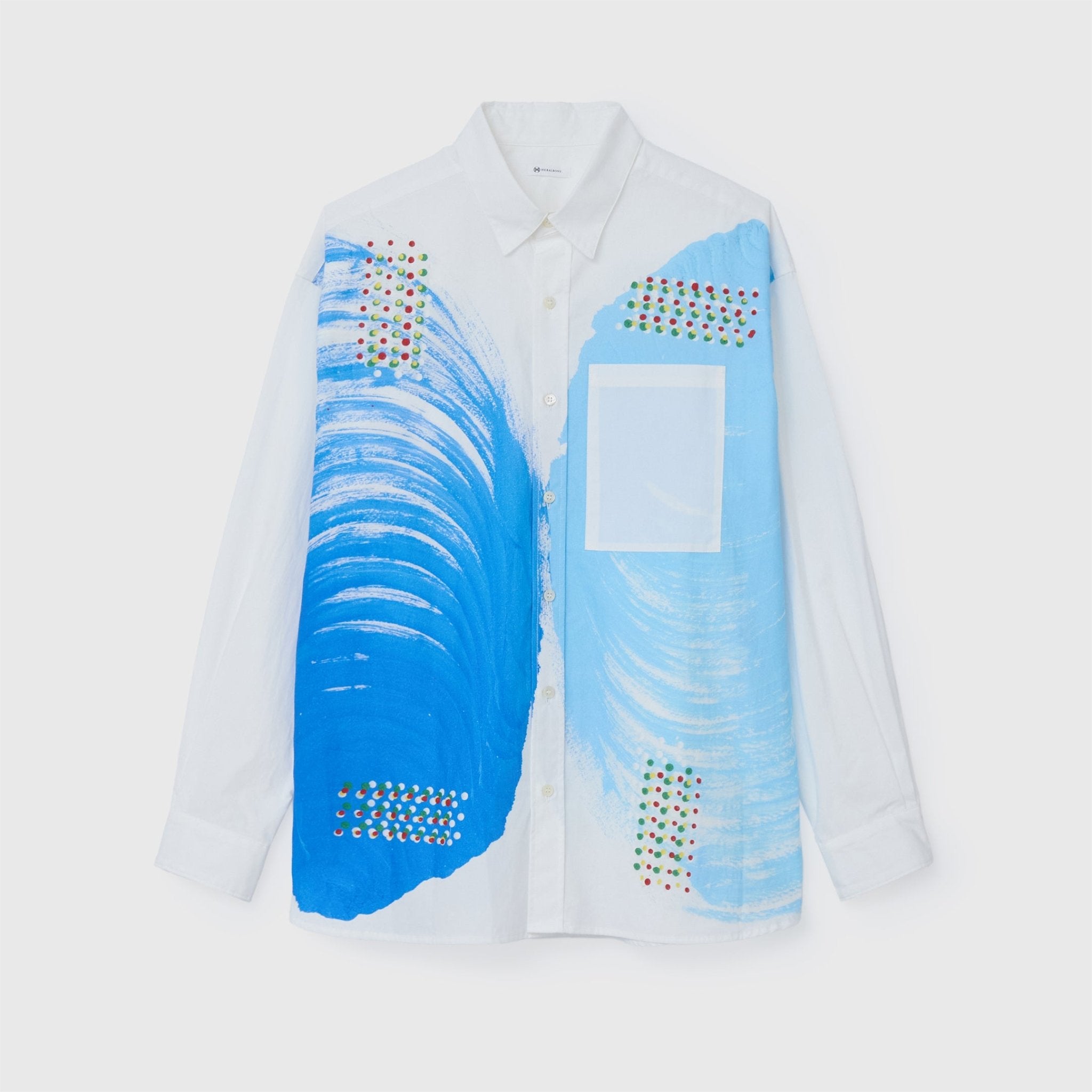 新品 HERALBONY ブロードレギュラーカラーシャツ M レギュラーカラーシャツ「タイトル不明」 – HERALBONY